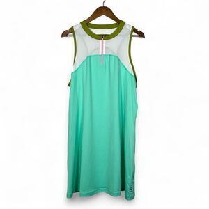 Tek Gear Aqua Stone Tennis Golf Hiking Athletic Zip Mesh Top Dress Women's XXL